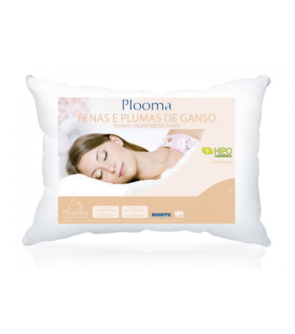 Almohada 50% pluma 50% plumón Plooma 50 x 90 cm. Almohada 50% pluma 50% plumón Plooma 50 x 90 cm.