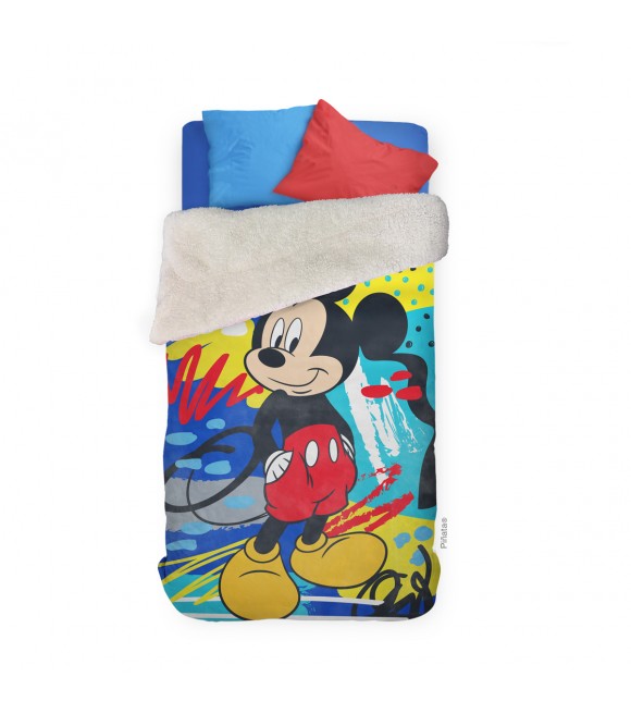 Frazada con Corderito 1 1/2 Plaza Mickey Frazada con Corderito 1 1/2 Plaza Mickey