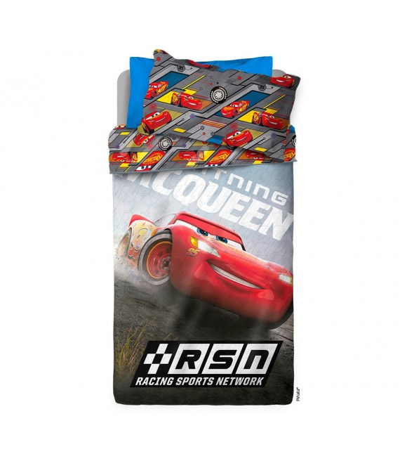 Cubrecama Cars Reversible 1 1/2 plazas