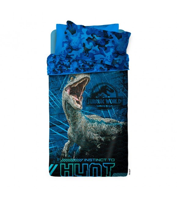 Cubrecama Jurassic World Reversible 1 1/2 plazas