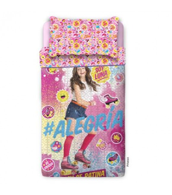 Cubrecama  Soy Luna Reversible 1 1/2 plazas