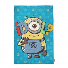 Frazada Flannel 1 1/2 plaza Minions