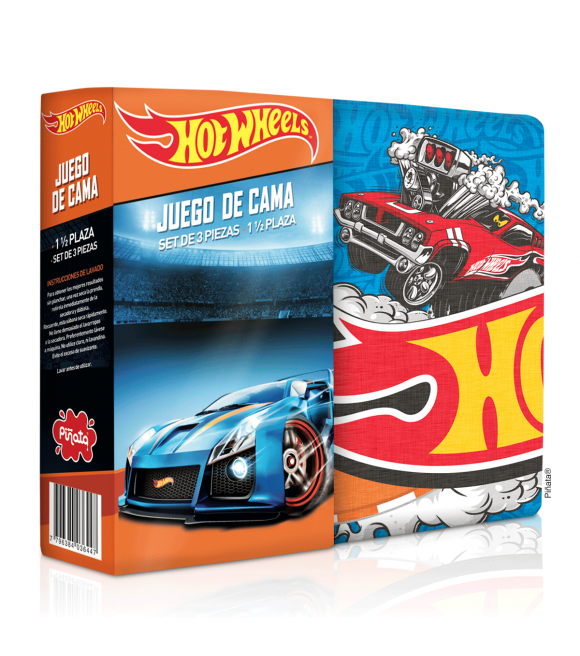 Sabanas Hotwheels 1 1/2 plazas