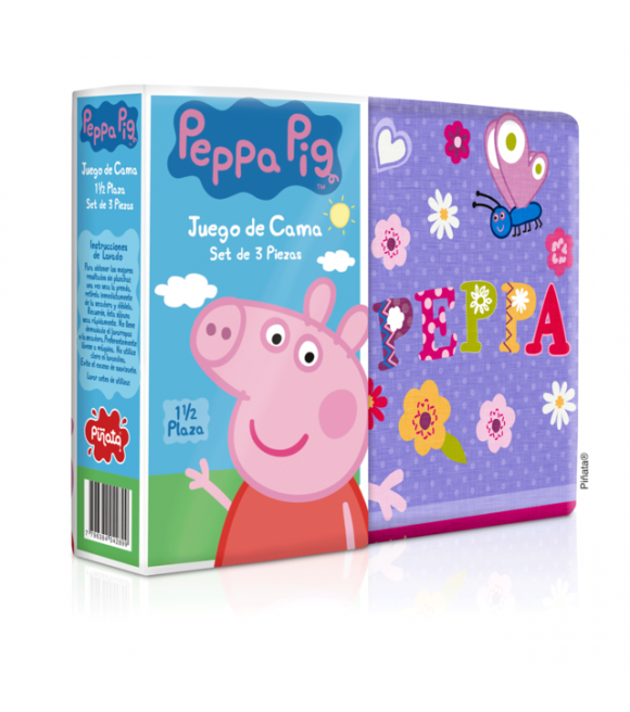 Sábanas Peppa Pig 1 1/2 Plazas