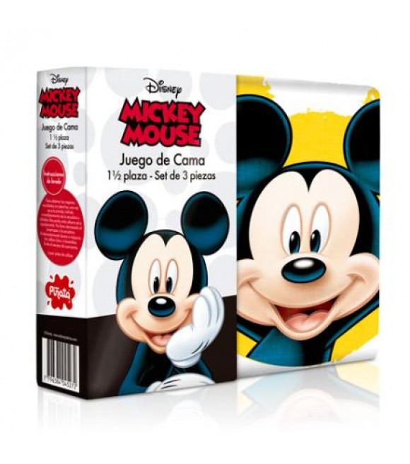 Sábanas Mickey 1 1/2 Plazas