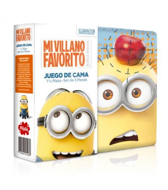 Sábanas Minions 1 1/2 Plazas