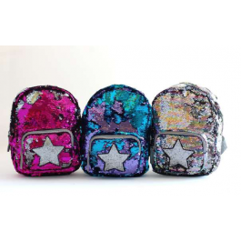 Mochila Magica de lentejuelas reversibles 12¨